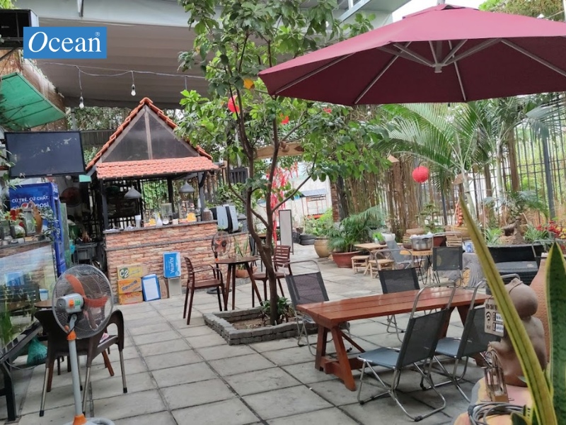 Quán Cafe chòi võng sân vườn Ngộ 1