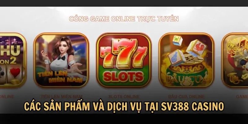Top các trò chơi slot được yêu thích tại SV388 casino