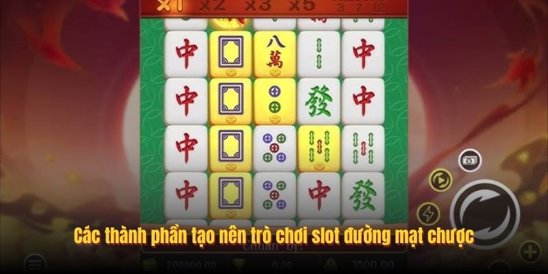 Các thành phần tạo nên trò chơi slot đường mạt chược