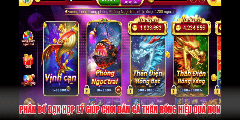 Phân bổ đạn hợp lý giúp chơi bắn cá thần rồng hiệu quả hơn